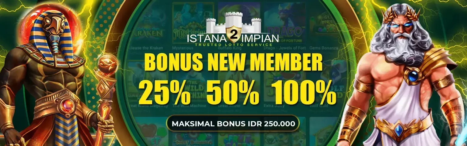 BONUS MEMBER BARU HINGGA 100